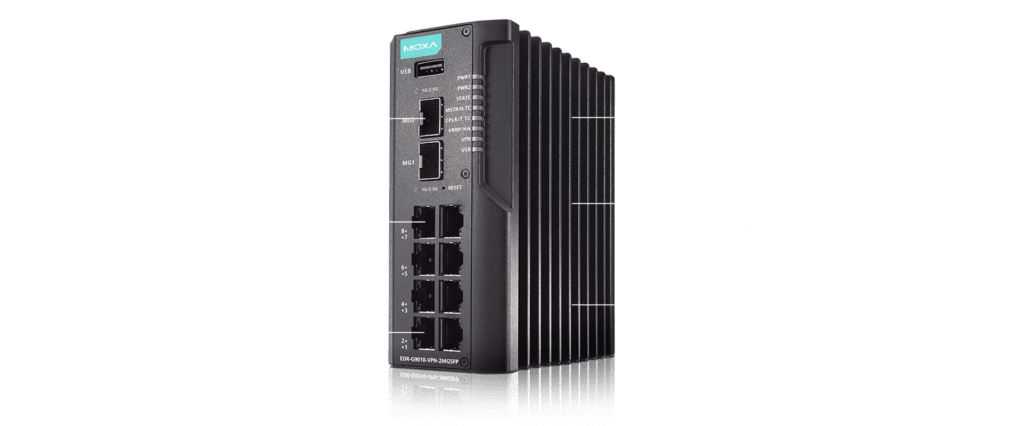 New EDR-G9010 Series All-in-one Industrial Secure Router | Colterlec