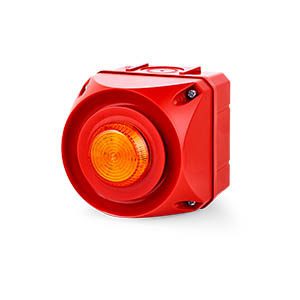 Auer Signalgeräte Kombi-Signalgeber KLF Orange Blitzlicht, Einzelton 24  V/DC kaufen